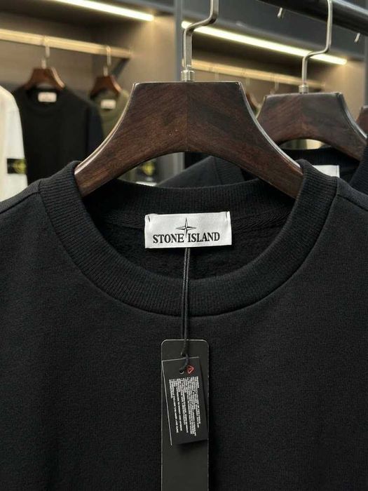 XS-XXL // Новый Свитшот Stone Island Черный // Толстовка Зипка Стоник
