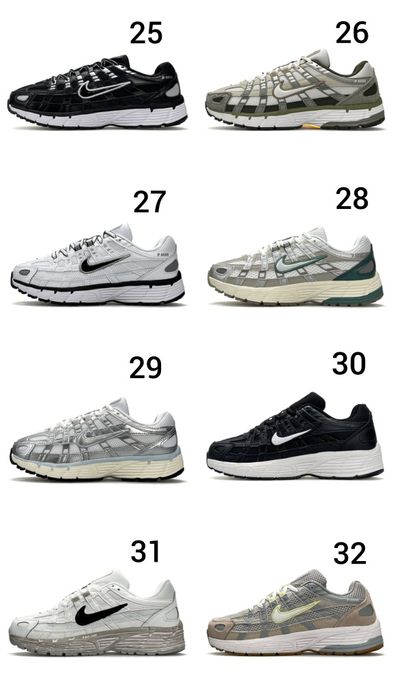 ВСЯ КОЛЕКЦІЯ‼️Кросівки Nike P-6000 Унісекс, 36-46 Premium