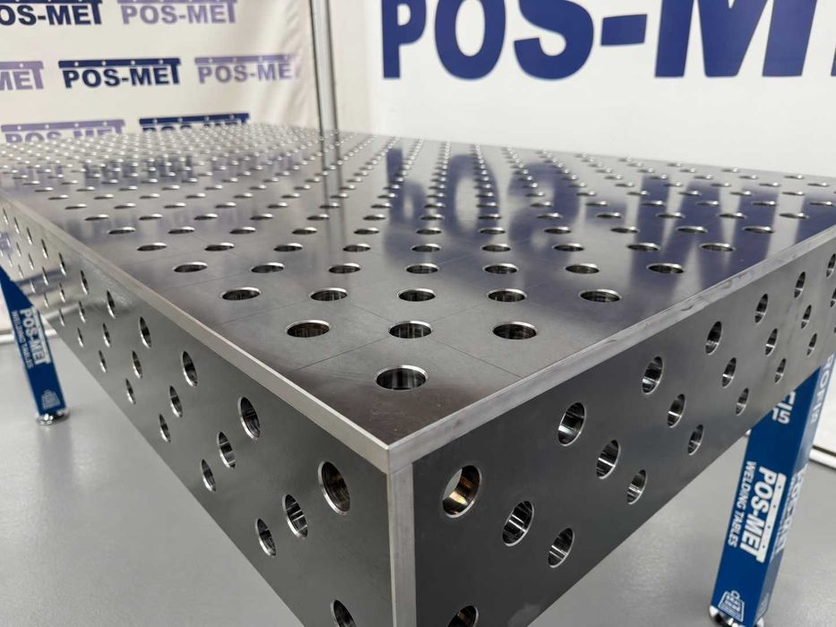 Stół spawalniczy montażowy 2000x1000x15 system 28 siatka diagonalna