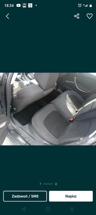 Fotele citroen c5 x7