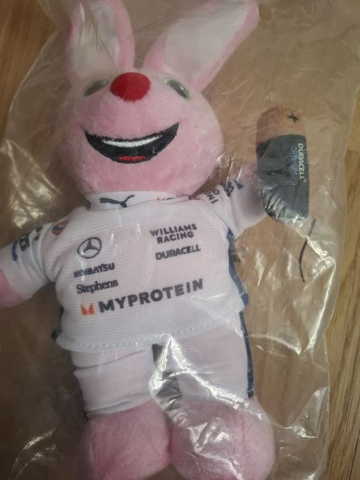 Pluszak Duracell F1, króliczek, Williams Racing