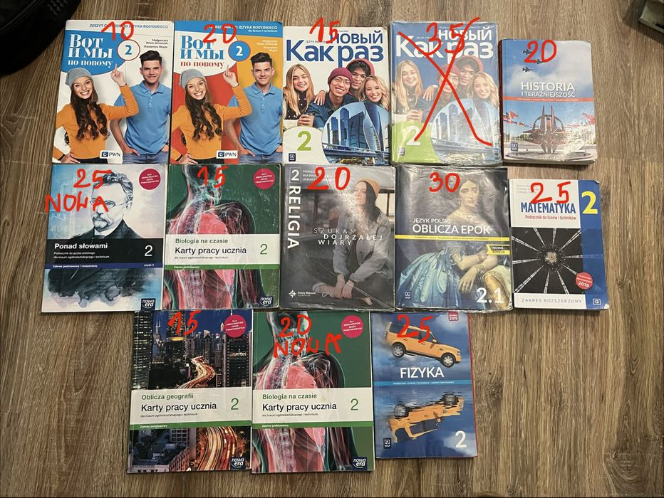 Podręczniki do 2 klasy technikum liceum