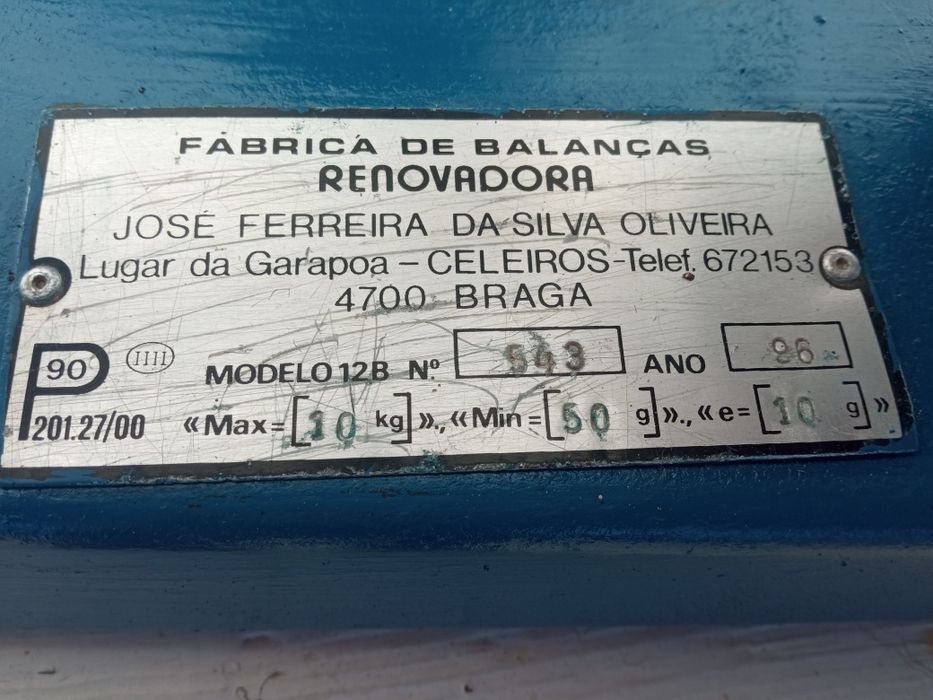 Balanças decimais uma 10kg a outra e para ornamentar
