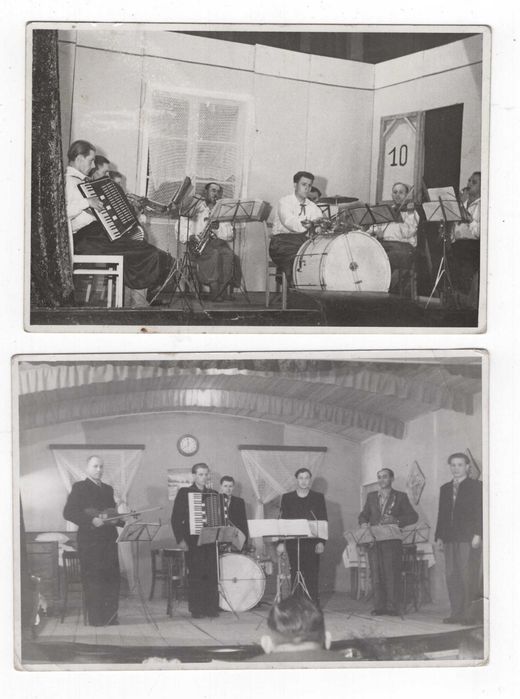 Stare zdjęcia zespół muzyczny dancing orkiestra estrada PRL retro unikat fot0406