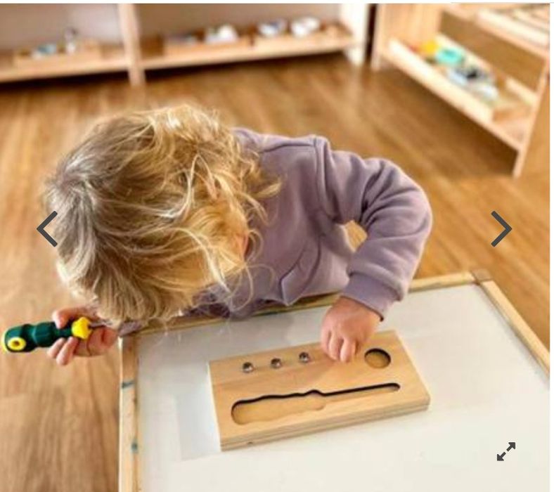 Montessori Chave de fenda - ferramentas de aprendizagem