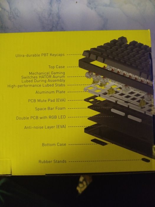 Клавиатура Hator Rockfall 2 Mecha TKL