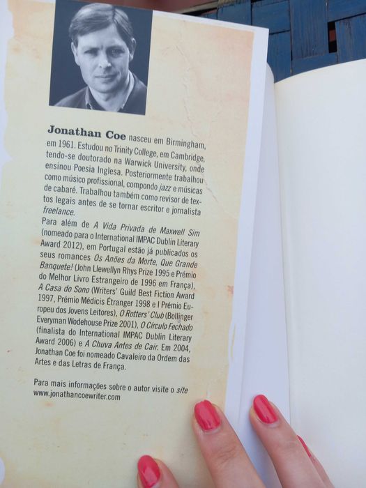 A Vida Privada de Maxwell Sim, de Jonathan Coe