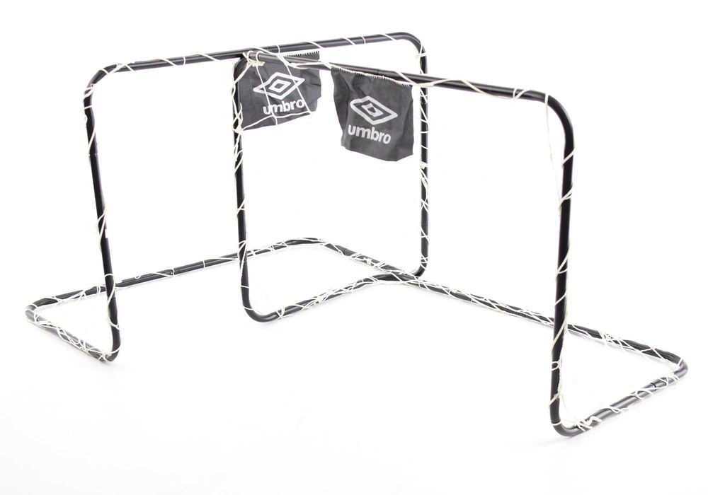 Bramki piłkarskie metalowe składane bramka dzieci zestaw 2 szt UMBRO