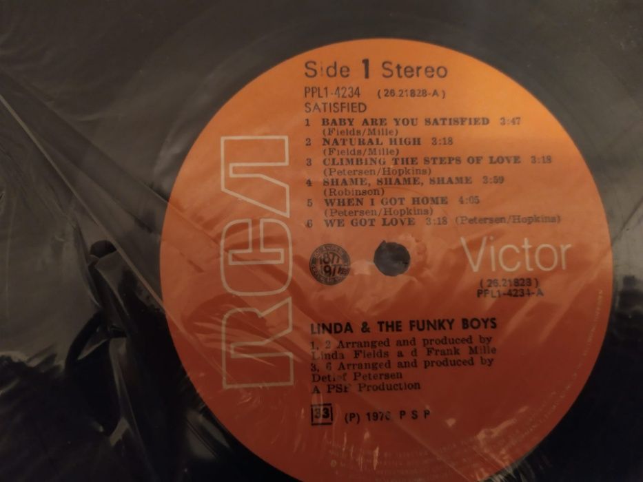 Disco vinil RCA - Linda & the Funky Boys - Single King Size