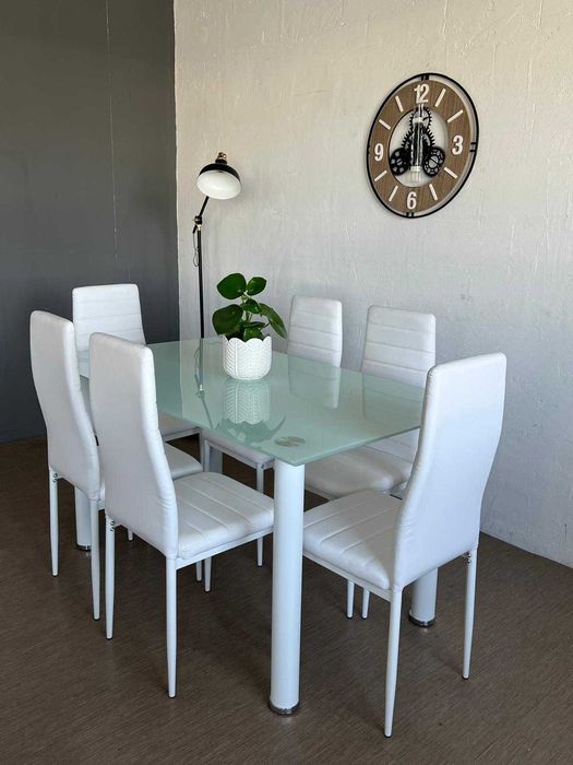 Muito barato mesa + 6 cadeiras Novo Envio gratis