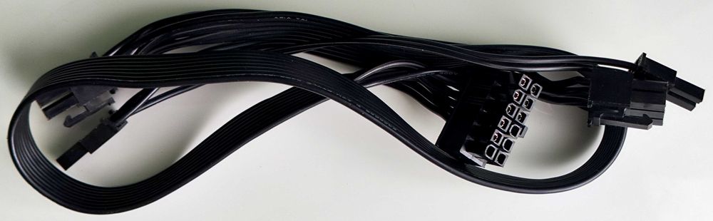 Przewód zasilający be quiet! 12 pin 2xPCIe 6+2 pin 650 mm modularny premium