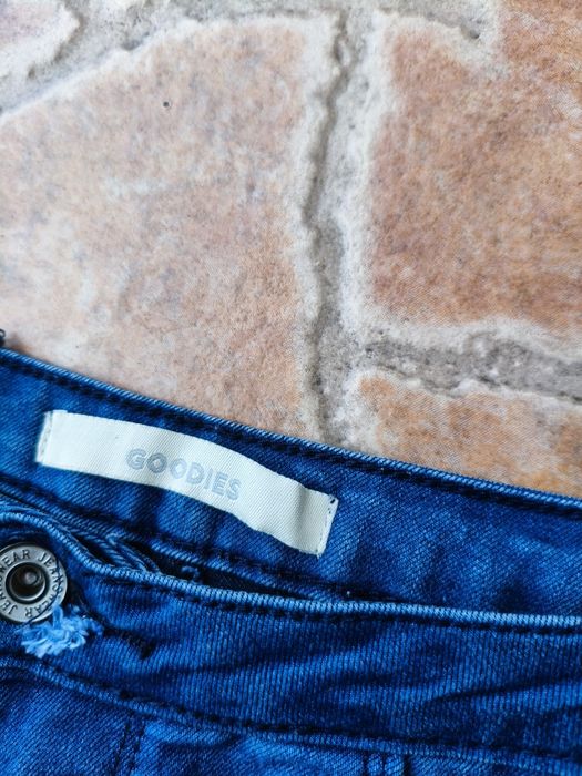 Spodnie skinny przetarcia M goodies
