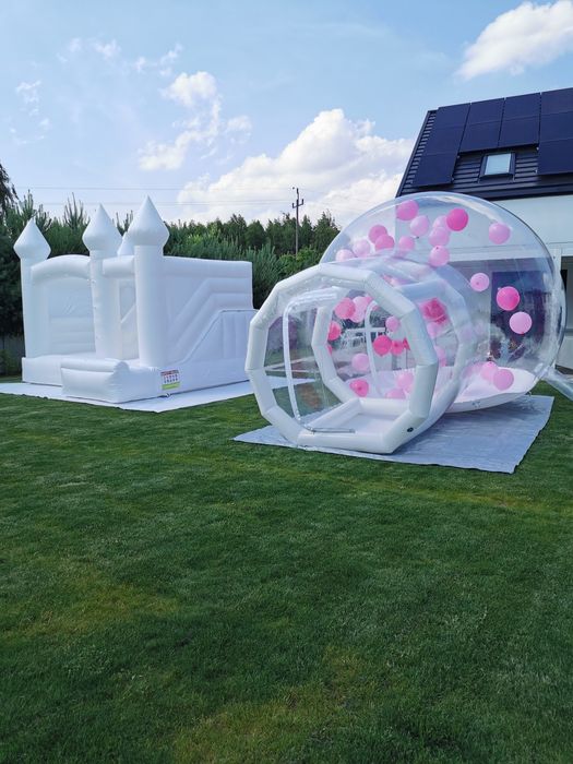 Bubble house Dmuchańce Biały dmuchaniec
