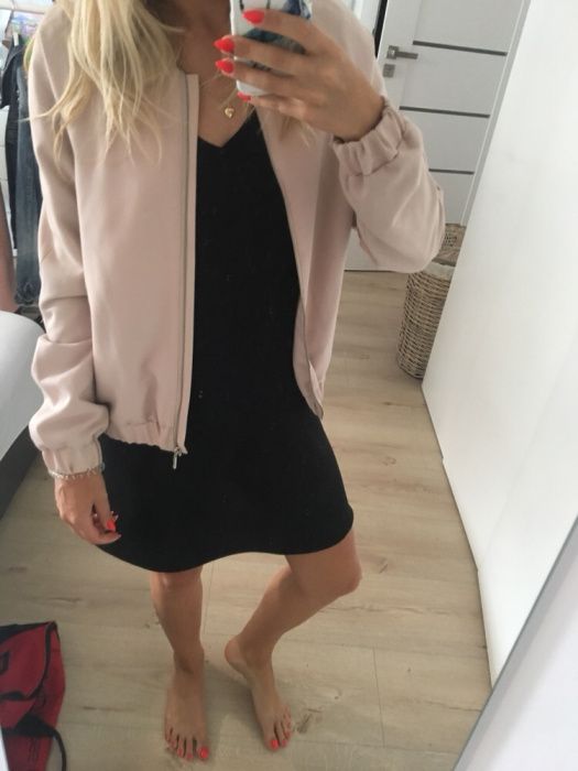 Kurtka Vero Moda pudrowy róż