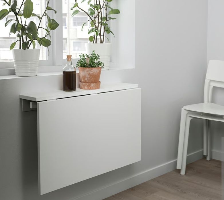 Stół ikea montowany do ściany rozkładany