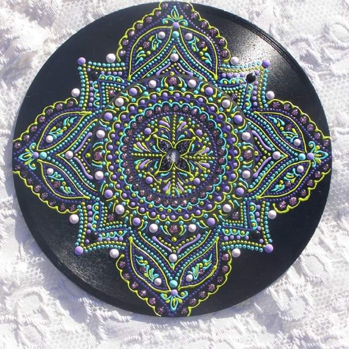 Пластинка ручная роспись