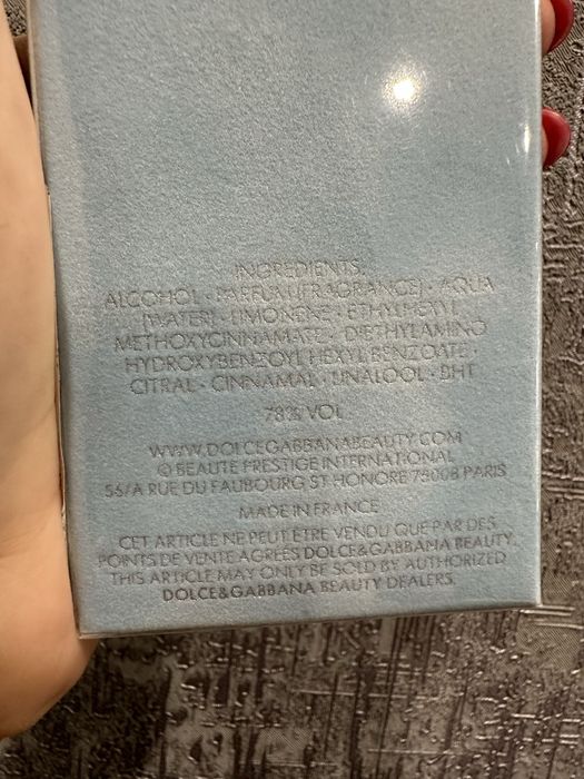 Dolce Gabanna Light Blue