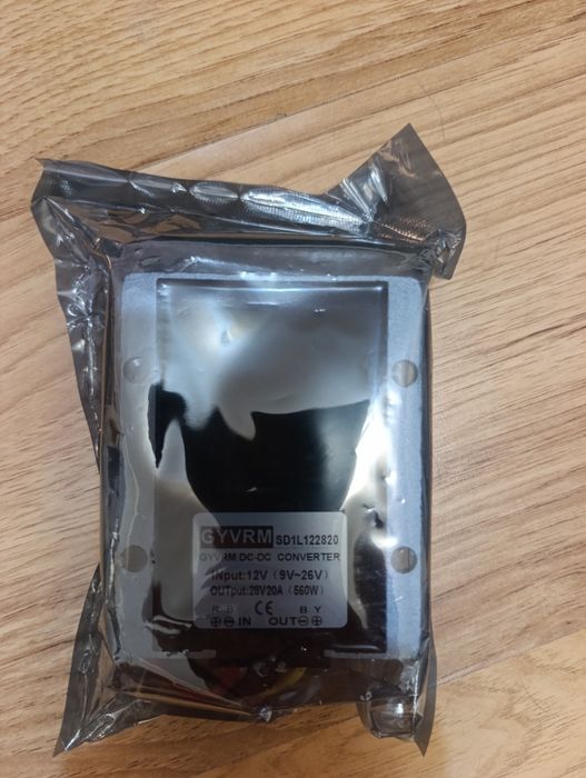 Новий підвищуючий DC-DC перетворювач GYVRM 12V в 28V