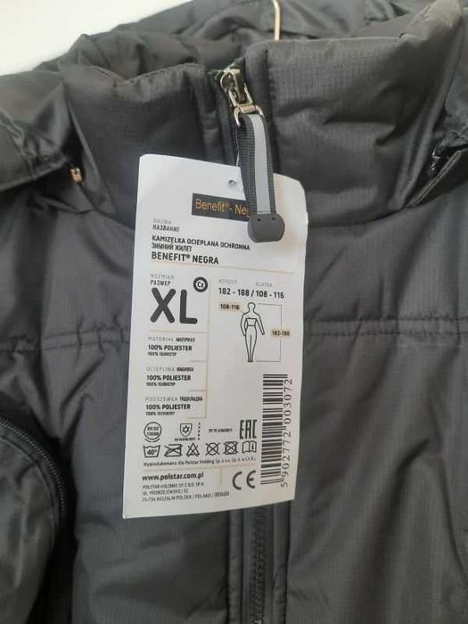 Bezrękawnik z kapturem - XL