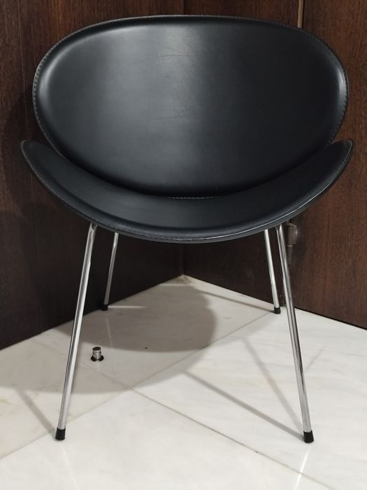 Cadeirão ARTDECO em pele Italiana Mod.Orange Slice