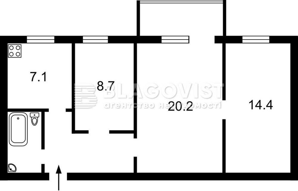 Продаж 3кімн. квартири 62м2 з ремонтом, В. Житомирська, 6/11. Центр. - View 2