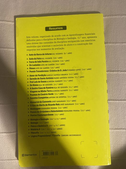 biologia e geologia 11°ano - resumos