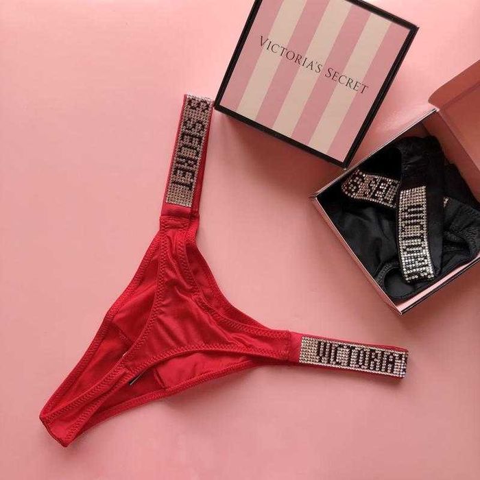 Majtki Victoria's secret rozmiar M stringi i pudełko
