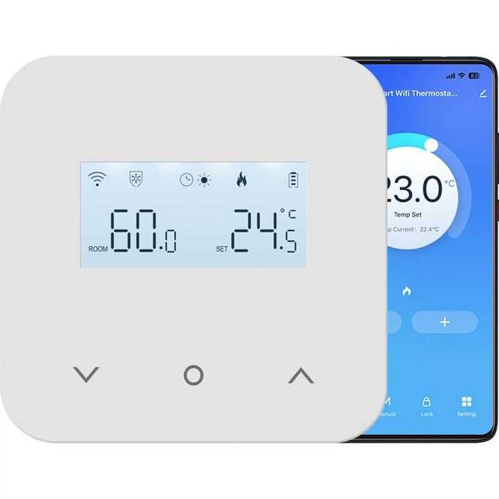 Przewodowe termostaty kotła gazowego Zigbee Bot-R15W-Zigbee