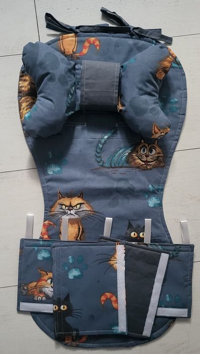 Wkładka do spacerówki. Komplet bawełniany.