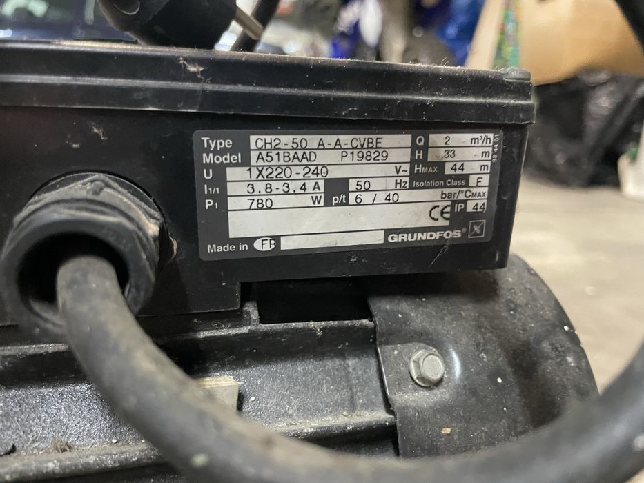 Bomba Hidropressora Grundfos