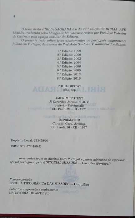 Biblia Sagrada edição capa dura