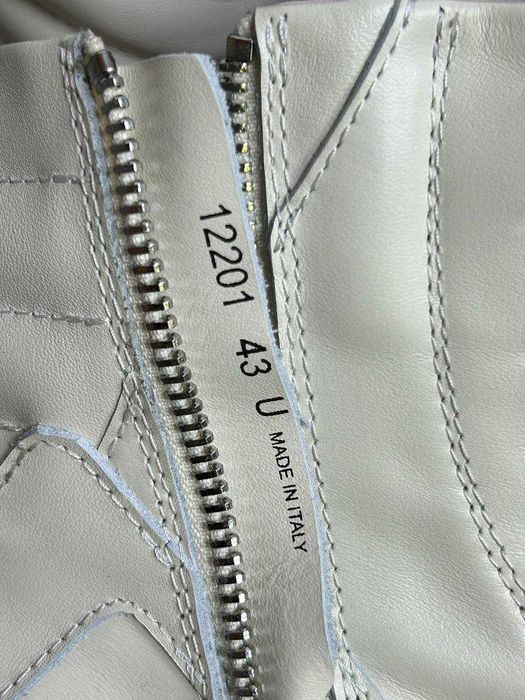 Кеди Rick Owens Geobasket double bumper megabasket drkshdw білі кеды