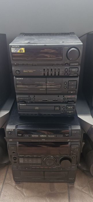 3 wieże Sony mhc-550 mhc-771 JVC