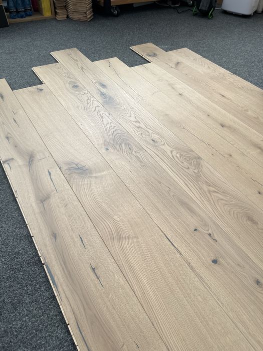 Deska Drewniana Dąb Rustic 15x190x2000mm 4faza, Olej UV x2 POSEN