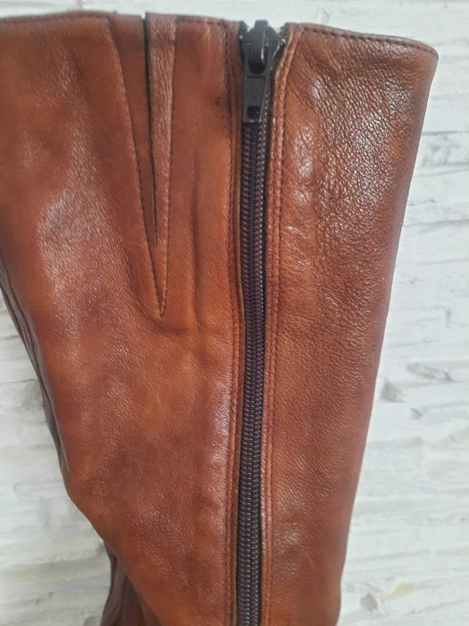 Kozaki skórzane roz 39