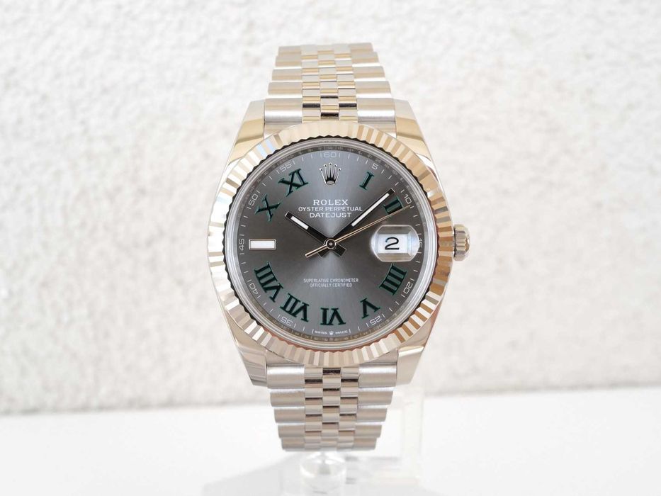 Rolex Datejust 41 Jubilee Wimbledon Grey Dial (2024!)