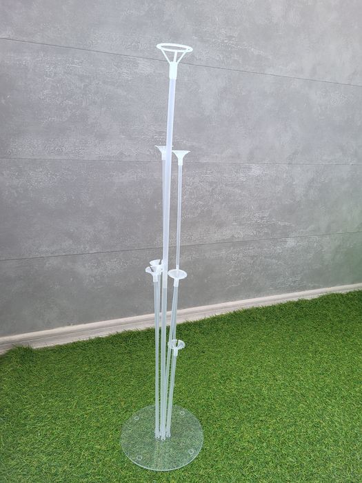 Фольговані кульки та підставка для кульок (Міні Маус, Корона, цифра 2)