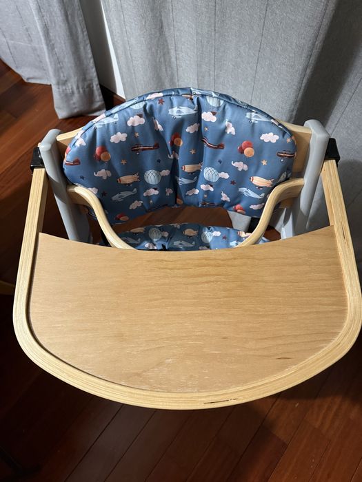 Cadeira Refeiçao KinderKraft Cinza