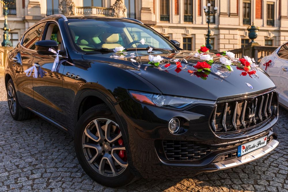 Samochody Maserati Levante ,  Granturismo Cabrio ,Ghibli auta do ślubu
