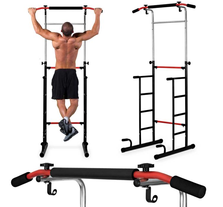 DRĄŻEK STACJONARNY Do Podciągania Ćwiczeń Dipów Wielofunkcyjne Poręcze