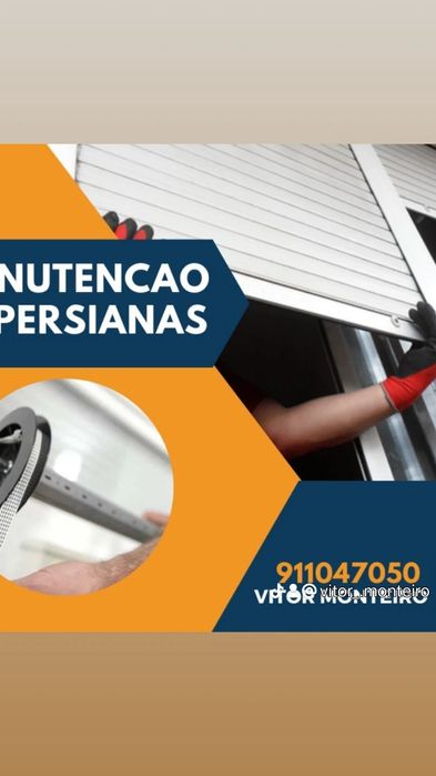 Arranjo persianas manuais e automático estou espera