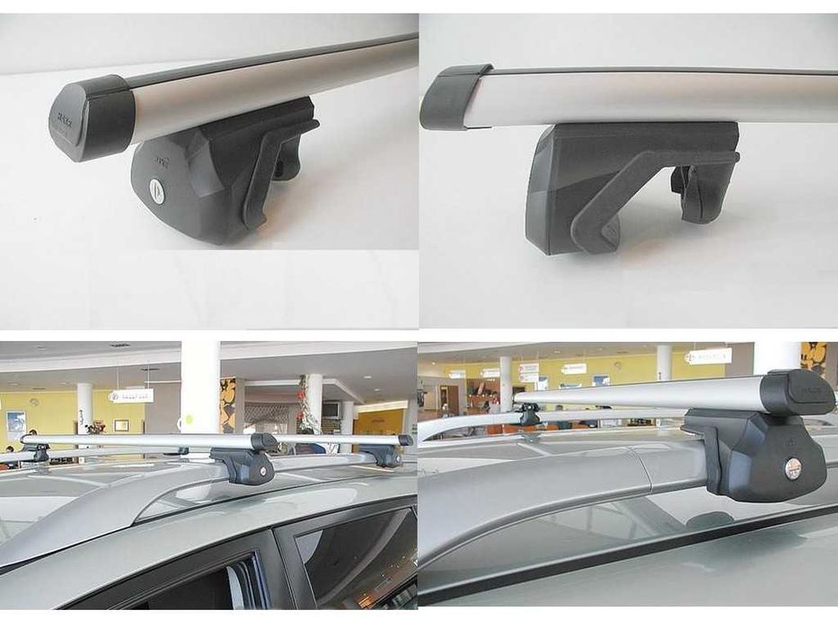 Bagażnik dachowy MAZDA 5 MPV 2004 do 2018 bazowy belki 100kg relingi