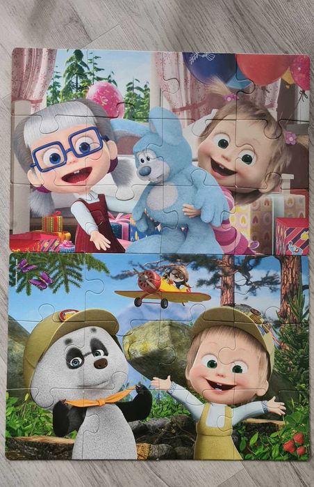 Puzzle Masza Lisciani 2 x 12
