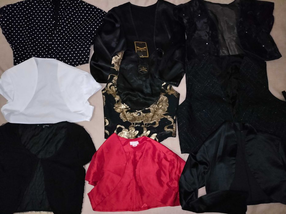 Bolerka krótki, długi rękaw r. S/M/L- 5 zł/szt