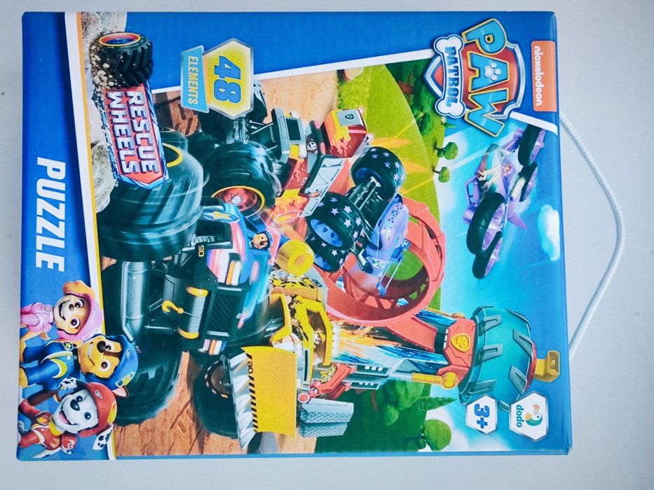 Пазли DoDo Paw Patrol Rescue Wheels, 32*23 см, від 3 років, 48 елемент