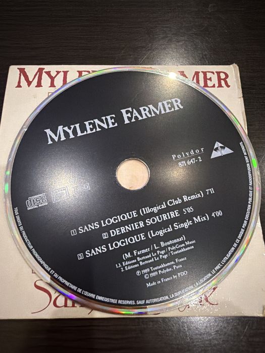 Mylene Farmer - Sans Logique - maxi cd