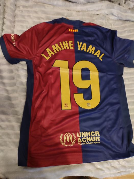 Koszulka piłkarska FC Barcelona Lamine Yamal 19 rozmiar S Nike