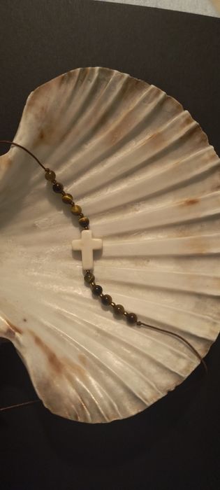 dziesiątek różańca bransoletka z kamieni naturalnych