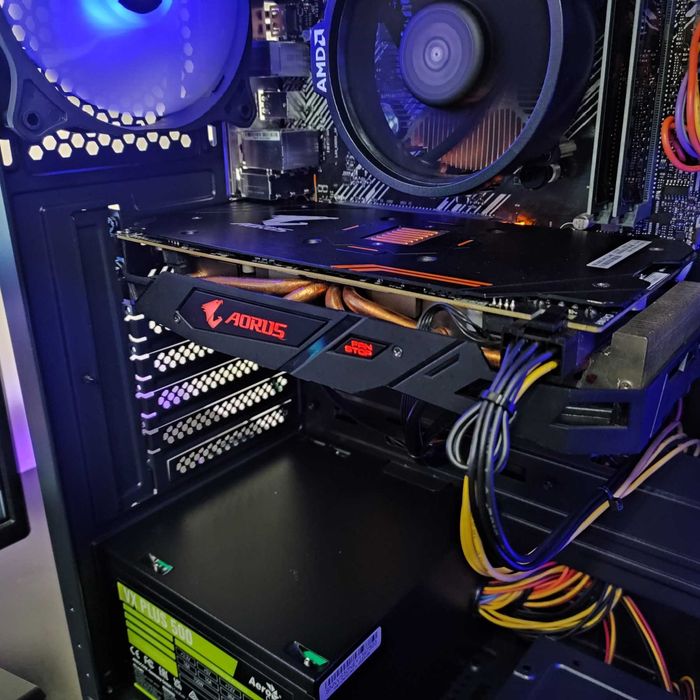 Компютер Новый Ryzen 5 3600, 16GB DDR4, AORUS RX 570, SSD 512GB m2 ТОП