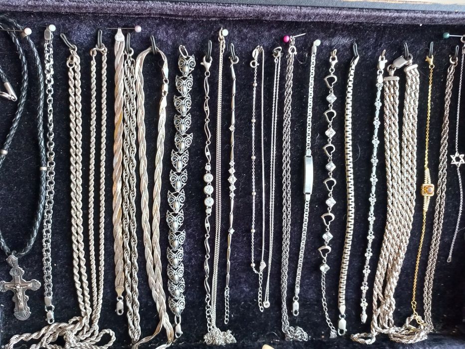 браслеты, цепочки серебро 925 проба